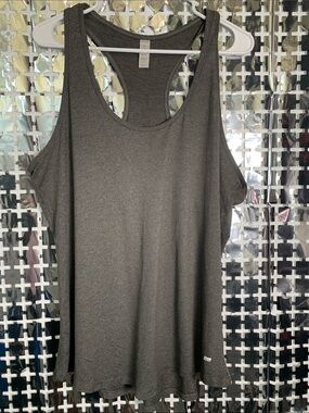 Marika Charcoal Racerback Tank Top